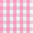 1″ One Inch Pink Checkered Gingham Poly Cotton Fabric,