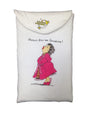 Goodnight Kiss 100 Percent Cotton Fabric - Animated Sleepshirt Or Beach Cover-Up, Side Slits, Matte Studs, One Size Fits Most