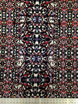 Kaleidoscope Geometric Print ITY Knit Jersey Polyester Spandex Fabric - Multi Color Geometric Print, 58" To 60" Width