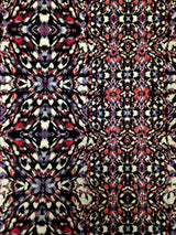 Kaleidoscope Geometric Print ITY Knit Jersey Polyester Spandex Fabric - Multi Color Geometric Print, 58" To 60" Width