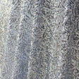 Silver Seaweed Glitz Sequin Mesh Fabric,