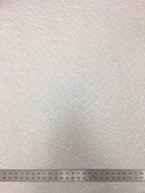 Quilted Jacquard Polyester Spandex Fabric - Transparent Sequins, Heavy Weight, 58/60" Width
