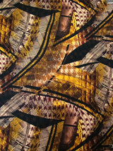 Modal Rayon Spandex Fabric - Abstract Design, Medium Weight, 58/60" Width