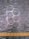 Polyester Spandex Fabric - Shiny Circles Foil Design, Silver, Magenta, Teal, 58/60" Width
