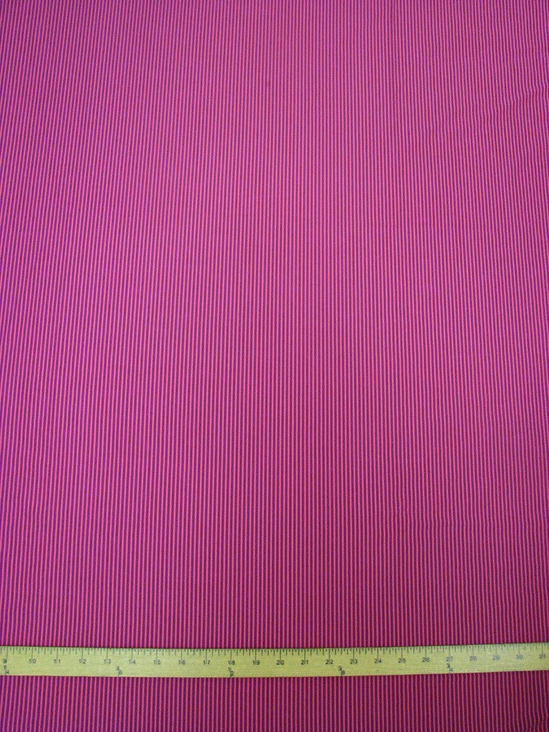 Nylon Spandex Fabric - Medium Weight, 4-Way Stretch, Small Stripes, 58" To 60" Width