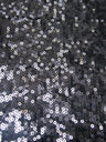 Polyester Mesh Fabric - 3Mm Shiny Sequins, See Through, 54"-56" Width