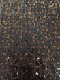 3Mm Black Mini Micro Sequins Swirl Pattern Nylon Mesh Fabric - Black Swirl Pattern, 50" Width