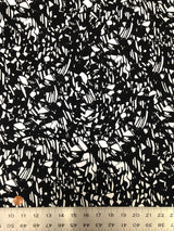 Nylon Spandex Fabric - Medium Weight Abstract Design, 4-Way Stretch, 58" To 60" Width (1 Yard)