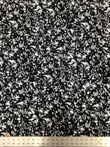Nylon Spandex Fabric - Medium Weight Abstract Design, 4-Way Stretch, 58" To 60" Width (1 Yard)