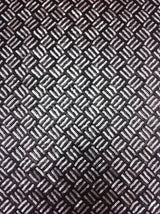3Mm Silver And Black Matte Sequins Basket Pattern Stretch Poly Spandex Fabric - Silver/Black Basket Pattern, 56"-58" Width