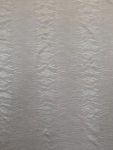 Polyester Techno Heavy Weight Fabric - Black Matte Zebra Design, 56" To 58" Width