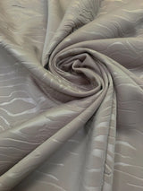 Polyester Techno Heavy Weight Fabric - Black Matte Zebra Design, 56" To 58" Width