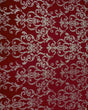 Polyester Spandex Fukuro Jacquard Fabric - Damask Design, Foil, 58" To 60" Width