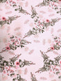 Polyester Venezia Spandex Fabric - Plants Design, 58" Width