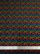 Polyester Spandex Velvet Fabric - Multi Foil Hologram Effect Swirl Design, 58 To 60 Inches Wide