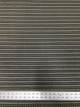 Polyester Venezia Spandex Fabric - Geometric Small Design, Navy, Beige, 58" Width