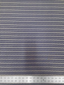 Polyester Venezia Spandex Fabric - Geometric Small Design, Navy, Beige, 58" Width