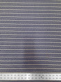 Polyester Venezia Spandex Fabric - Geometric Small Design, Navy, Beige, 58" Width