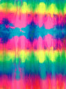 Tie Dye Multi-Color Pattern Nylon Spandex Shiny Tricot Fabric - Multi Color, Tie Dye, 58-60" Width