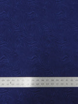 Polyester Acetate Fukuro Jacquard Fabric - Textured Swirl Design, Wine, Blush, Royal, 58/60" Width