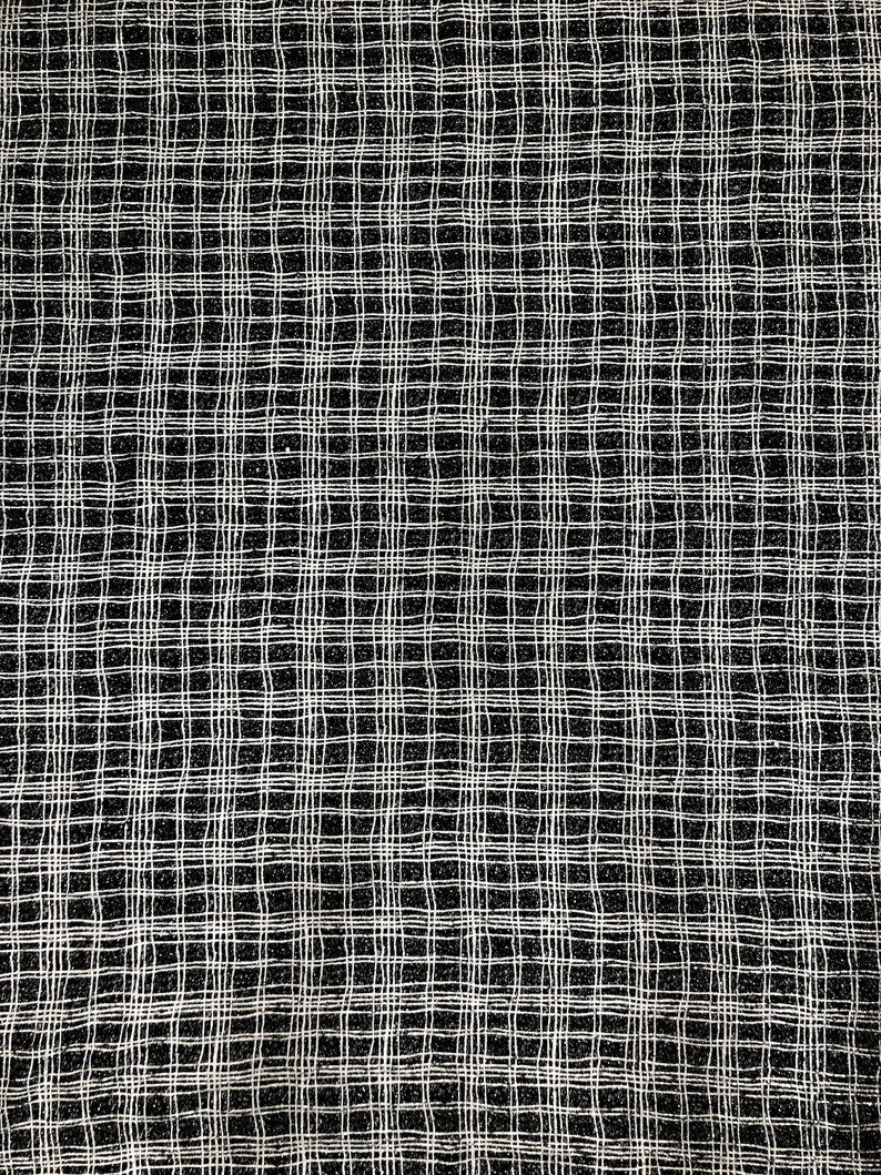 Polyester Spandex Fabric - Poodle Textured Dull Foil, 4Mm Sequins, Silver/Black, Gold/Black, 52/54" Width