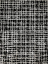 Polyester Spandex Fabric - Poodle Textured Dull Foil, 4Mm Sequins, Silver/Black, Gold/Black, 52/54" Width