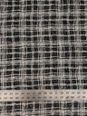Polyester Spandex Fabric - Poodle Textured Dull Foil, 4Mm Sequins, Silver/Black, Gold/Black, 52/54" Width