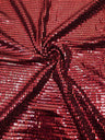 Nylon Spandex Slinky Fabric - 7Mm Shiny Hologram Rectangular Trans & Lurex, Gold, Silver, Red, Navy, 57/58" Width
