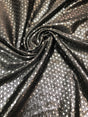 Polyester Spandex Fabric - 2Mm Circle Foil Dots, 58"-60" Wide