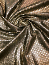 Polyester Spandex Fabric - 2Mm Circle Foil Dots, 58"-60" Wide
