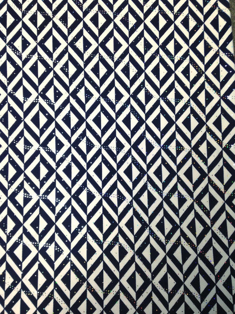 Polyester Spandex Textured Fukuro Fabric - 2-Way Stretch, 1Mm Hologram, Black, Navy, Red, 56" To 58" Width
