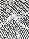 Nylon Spandex Oval Fishnet Mesh Fabric - See Through Plain Oval Pattern, 56" Width
