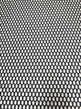 Nylon Spandex Oval Fishnet Mesh Fabric - See Through Plain Oval Pattern, 56" Width
