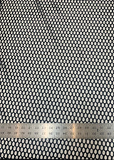 Nylon Spandex Oval Fishnet Mesh Fabric - See Through Plain Oval Pattern, 56" Width
