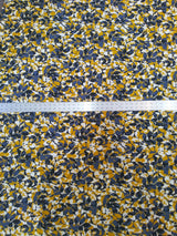 Polyester Spandex Fabric - Leaves Pattern, 58"-60" Width
