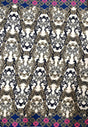 Polyester Venezia Polyester Spandex Fabric - Big Damask Double Side Border Design, Light Weight, 58"-60" Width