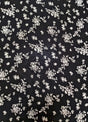 Rayon Georgette Fabric - Sheer Small Floral Design, 42"-44" Width