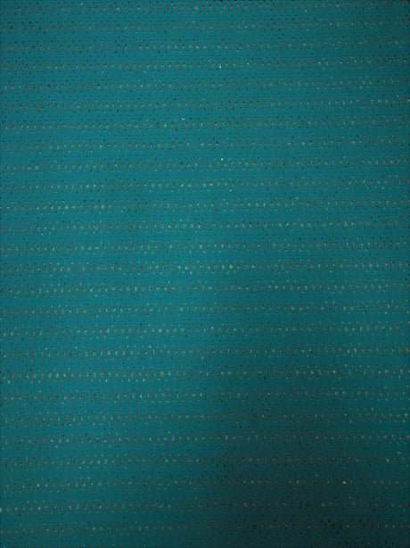 Nylon Spandex Mesh Fabric - See Through Laser Cut, 4-Way Stretch, Dark Jade, Dark Coral, 58/60" Width