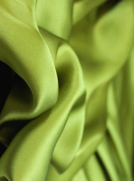 Sage Green Polyester Satin