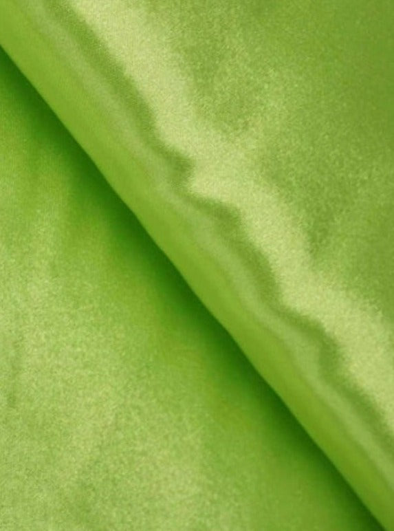 Sage Green Polyester Satin