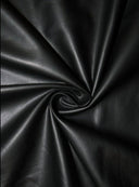 Black Stretch Faux Leather