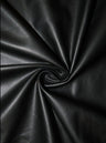 Black Stretch Faux Leather