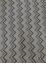 Black And White Tribal Print Polyester Spandex Fabric - Black And White Tribal Print, 58" Width