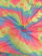 Tie-Dye Colorful Rainbow Polyester Spandex Mesh Fabric - Plain Pattern, 0.5" Diamond Mesh, 56" - 58" Width