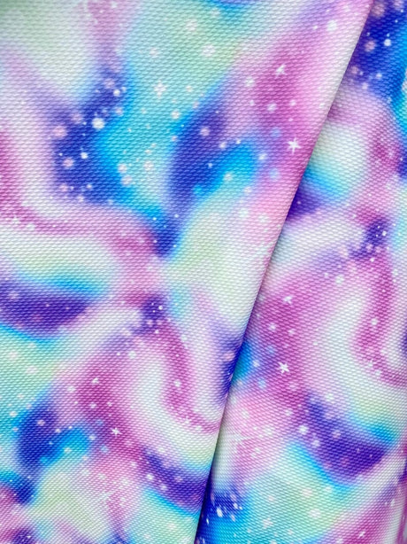 4-Way Stretch Liverpool Knit Rainbow Tie Dye