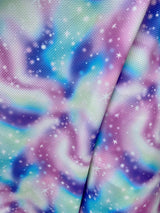 4-Way Stretch Liverpool Knit Rainbow Tie Dye