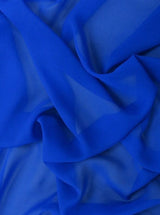 Royal Blue Chiffon