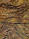 Animal Print Iridescent Shiny Foil On Black Stretch Lightweight Polyester Spandex Fabric - Black/Silver, Black/Copper, 58"-60" Width