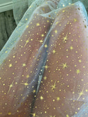 Shiny Shooting Star Organza