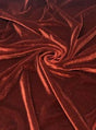 Stretch Velvet Rust